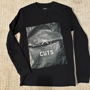 NEW in bag Cuts Clothing Prestige Waffle Thermal Long Sleeve Shirt Mens Small